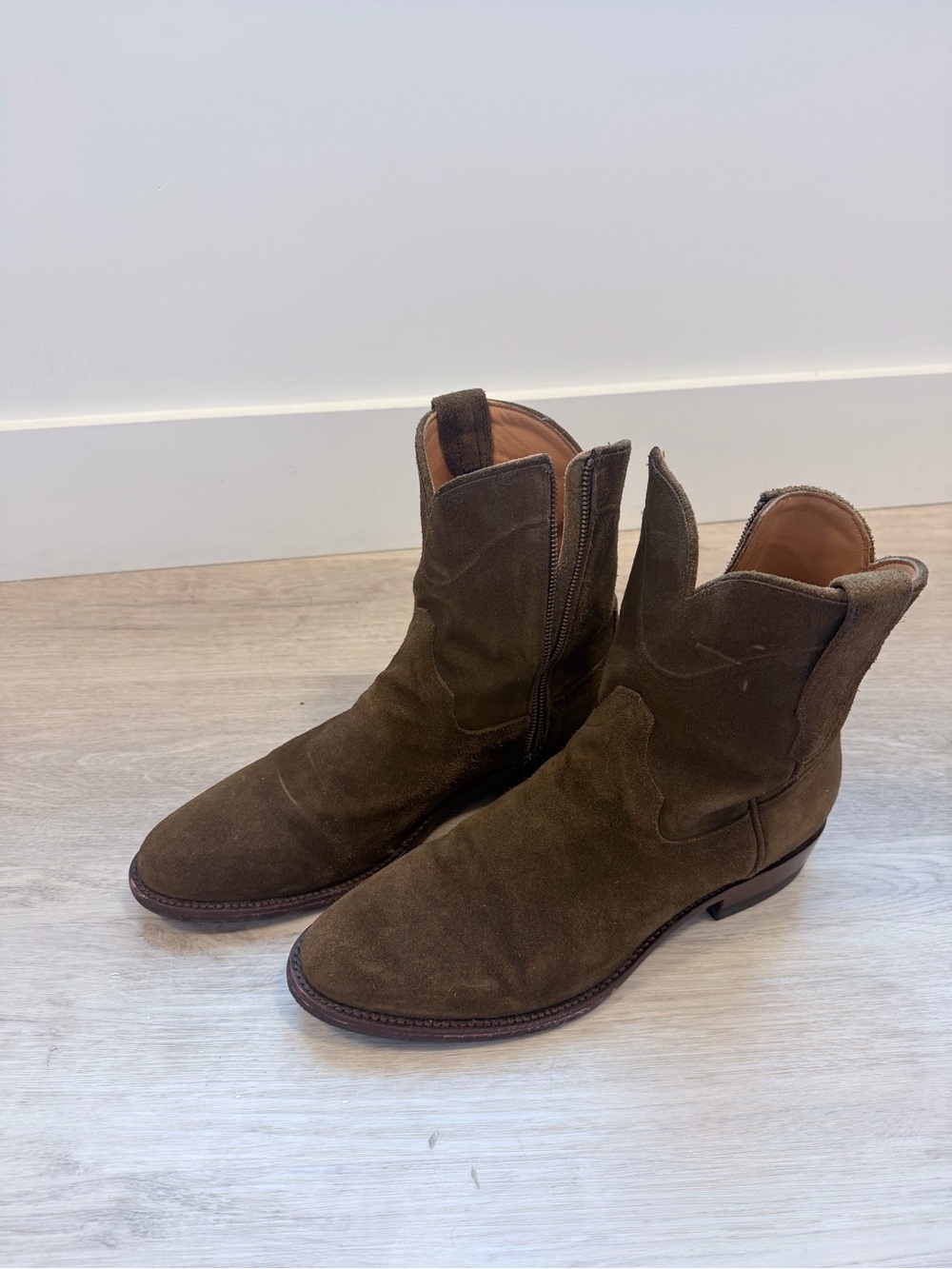 Tecovas The Dean Green Suede